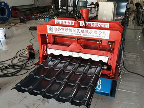 單板6峰800竹節琉璃瓦壓瓦機